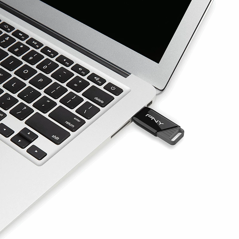 PNY Attaché X, 32 GB, USB Type-A, 3.2 Gen 1 (3.1 Gen 1), 130 MB/s, Dia, čierna