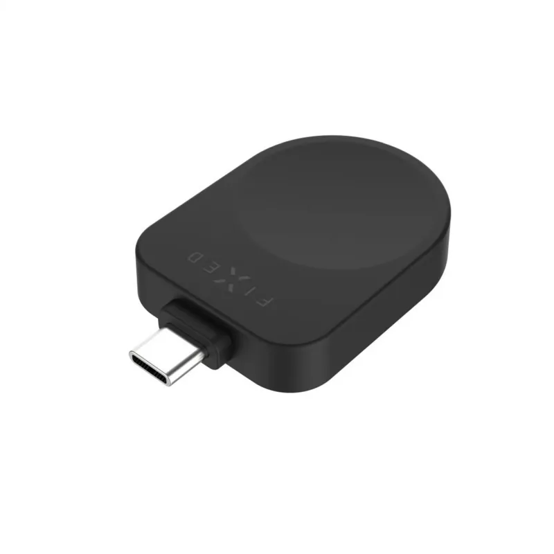 Pevný USB-C nabíjací adaptér pre Samsung Galaxy Watch FIXDW-SAP-BK čierny