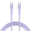 CANYON kábel OnWire 60CL C-C 60W COLOR pletený 1m fialový