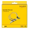 DeLOCK Mini PCIe karta Full-Size na 2 x sériový RS-232 D-Sub 9-pin
