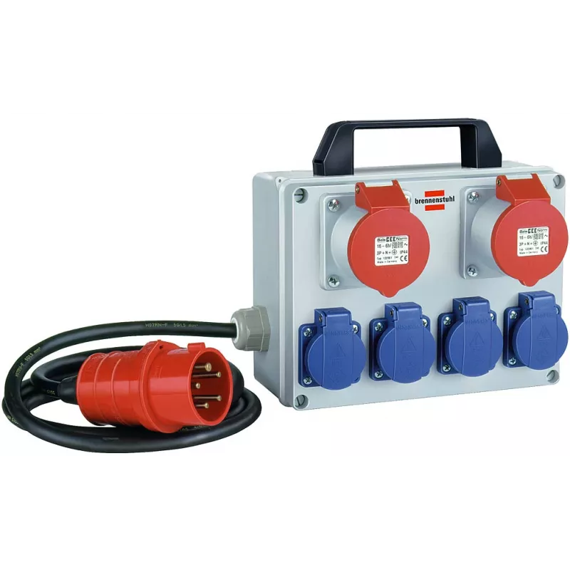 Rozdeľovač napájania Brennenstuhl BKV 2/4 T IP44