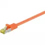 Sieťový kábel Goobay RJ-45 CAT7 5 m oranžový S/FTP