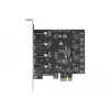 Delock PCI Express x1 karta na 4 x externý USB Type-A port SuperSpeed USB
