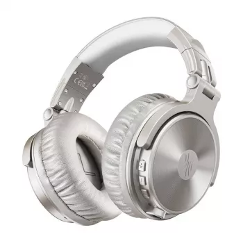 Slúchadlá cez uši OneOdio Pro C A-AC12-01 strieborná – Bluetooth, potlačenie hluku