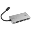 USB 3.1-C adaptér SILVERSTONE SST-EP09C – USB-C na USB-A konektivita, strieborný povrch