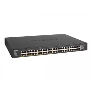 NETGEAR GS348PP neupravovaný Gigabit Ethernet (10/100/1000) Power over Ethernet (PoE) čierny