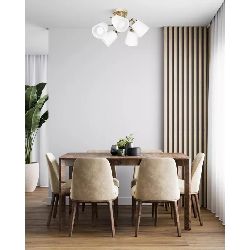 Activejet závesné svietidlo AJE-EMILY 3P GOLD E27 3x40W