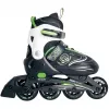 Nastaviteľné detské inline korčule veľ. 29-32, inline korčule zelená/čierna