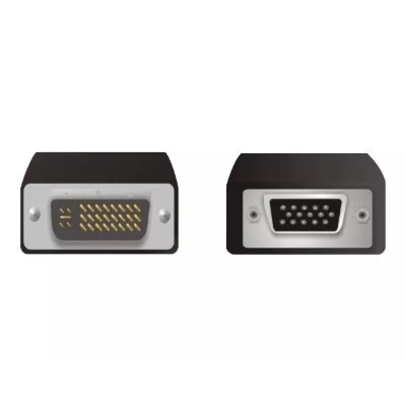 VGA 15-pól konektor samica na DVI 24+5 konektor samec DeLOCK 65016