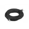 Sieťový kábel LANBERG PCU5-10CC-0500-BK Cat5e U/UTP RJ-45 — 5 m, čierny, CCA vodič
