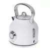 Elektrická rýchlovarná kanvica Adler 1,7 l 2200 W metallic biela