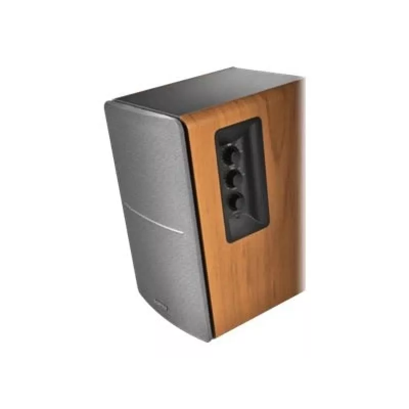 Edifier R1280T aktívny regálový reproduktorový systém s diaľkovým ovládačom a dvoma RCA vstupmi - hnedé drevo