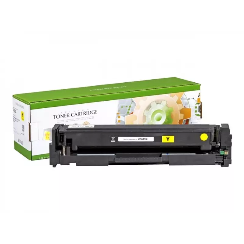 STATIC toner kompatibilný s HP CF402X žltý vysokokapacitný kompatibilný 2 300 strán