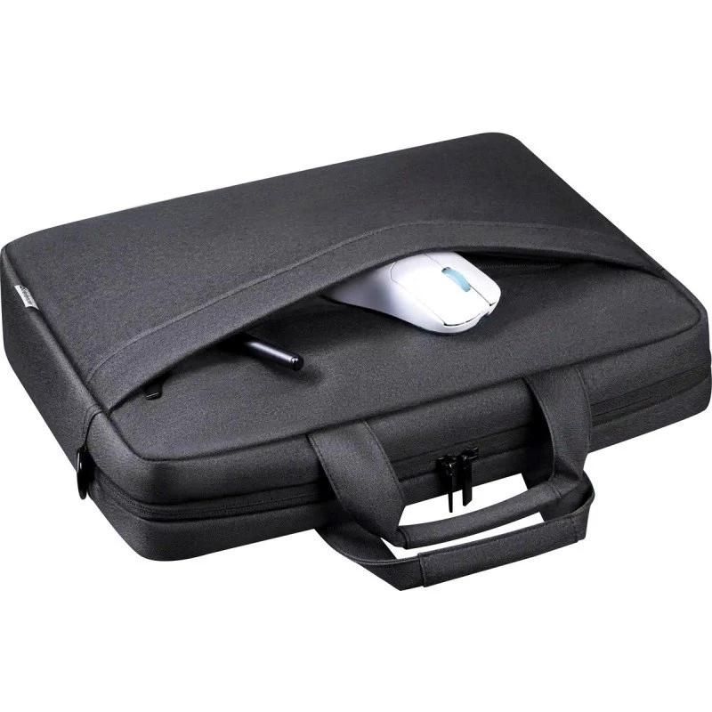 Taška na notebook DEFENDER FIRM 26123 pre 15,6-palcové notebooky, polyuretán, čierna, Toploader, odnímateľný popruh na rameno