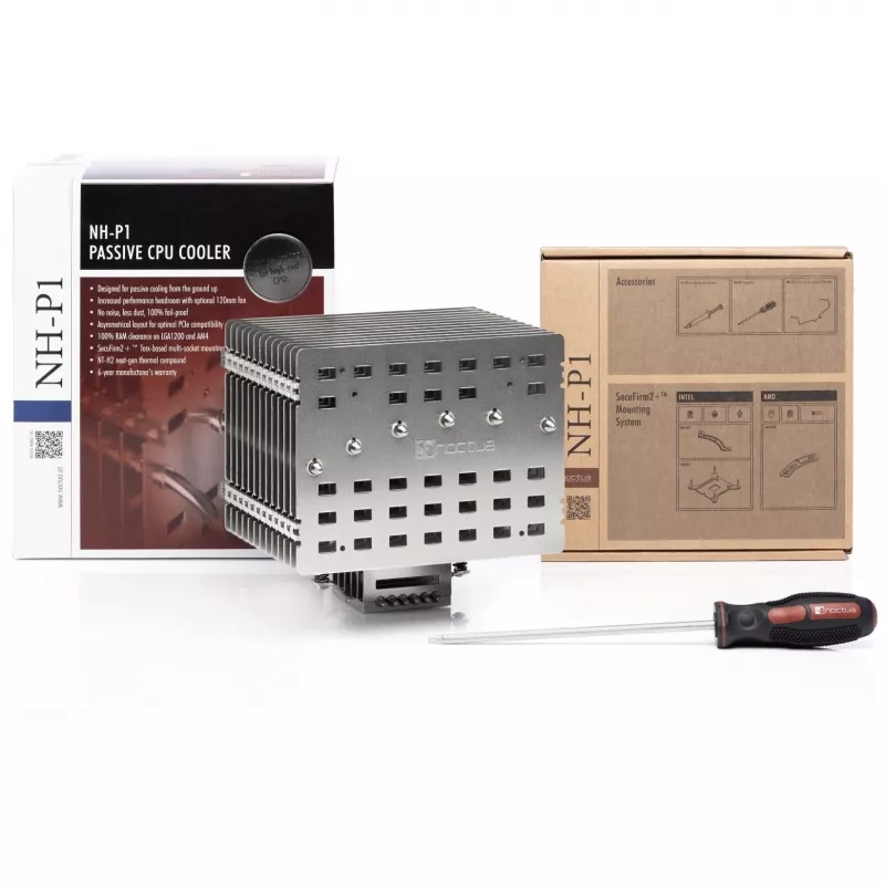 Chladič/radiátor Noctua NH-P1 hliník 158x154x152 mm