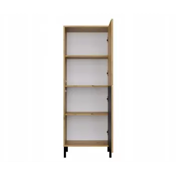 KAMARO 2DK štíhla/GŁ dub ARTISAN VITRÍNA