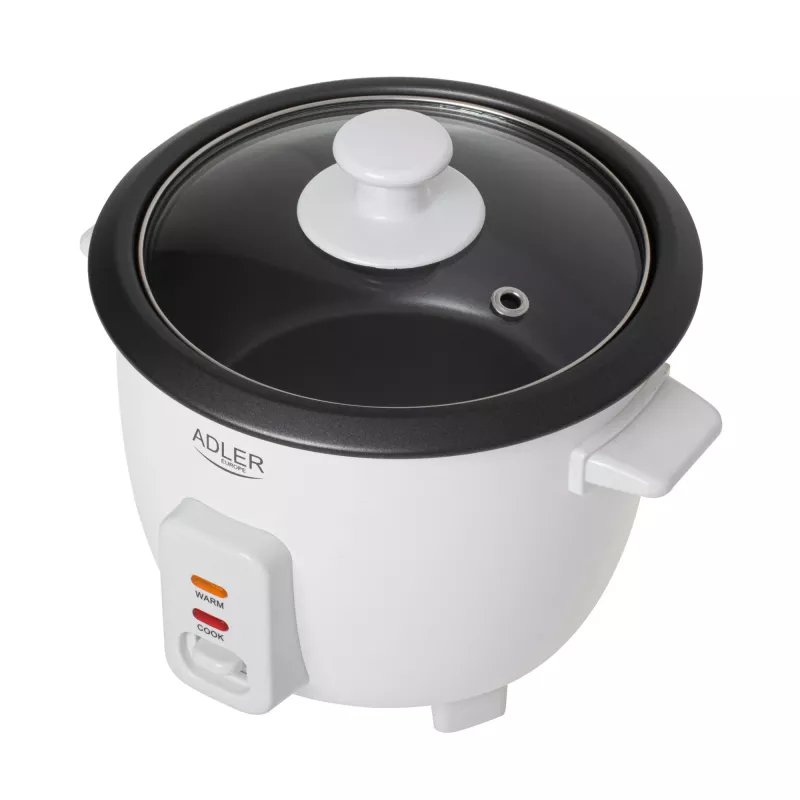 Adler AD 6418 hrniec na ryžu čierna, nerez 1000 W