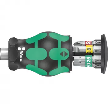 Kraftform compact Stubby Magazin 1 sada bitov (čierna/zelená, 7-dielna)