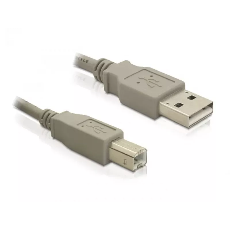 USB kábel DeLOCK 82216 USB 2.0 3 m USB A USB B sivý
