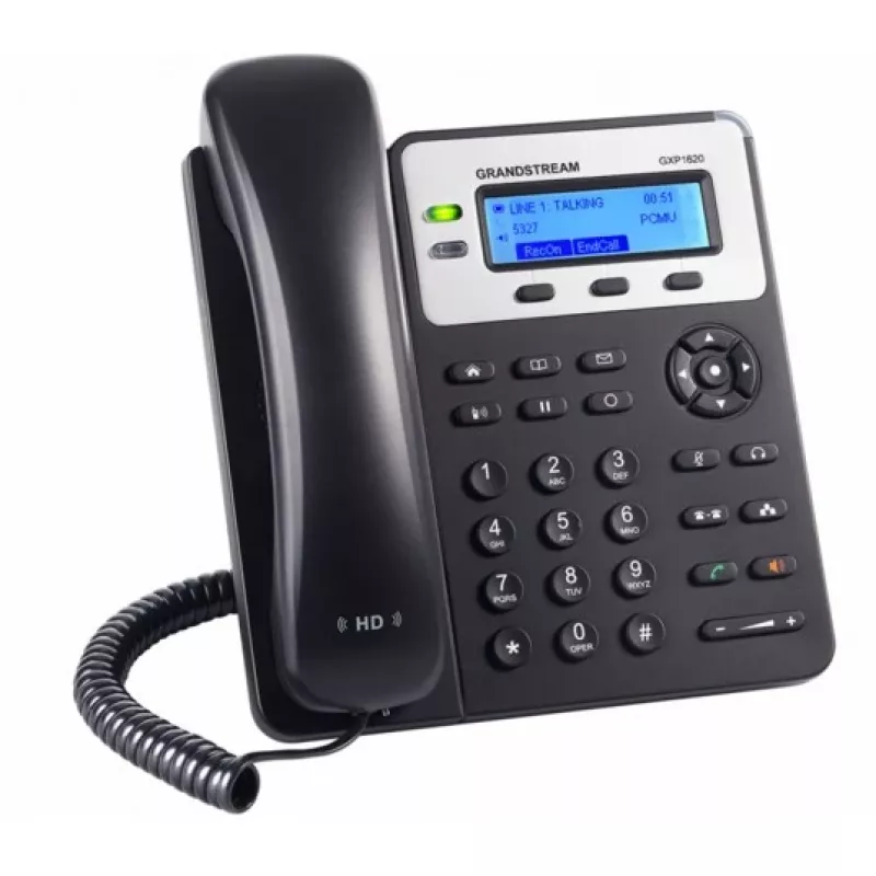 Grandstream GXP1620 - VoIP telefón - trojstranná konferencia