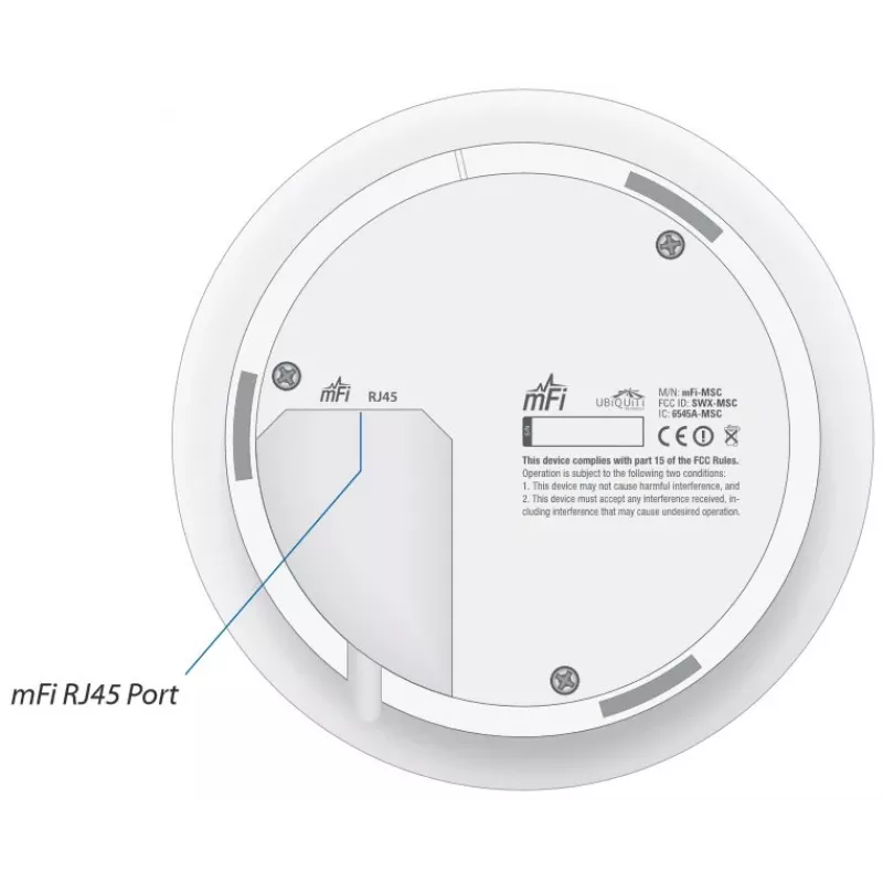 Ubiquiti Networks mFi-MSC – 0 – 50 °C – 5 – 95 – 13,45 cm – 13,45 cm – 3,05 cm (mFi-MSC)