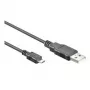 Wentronic goobay - USB 2.0 kábel - USB 2.0 typ A (M) - Micro-USB 2.0 typ D (M) - 3 m - čierny