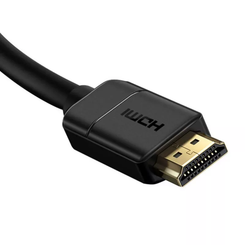 Baseus 2x HDMI 2.0 4K 60Hz kábel, 3D, HDR, 18 Gbit/s, 5 m (čierna)
