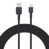 Kábel USB-A na USB-C Aukey CB-NAC1, 1 m, pletený nylon, USB PD 60 W, USB 2.0