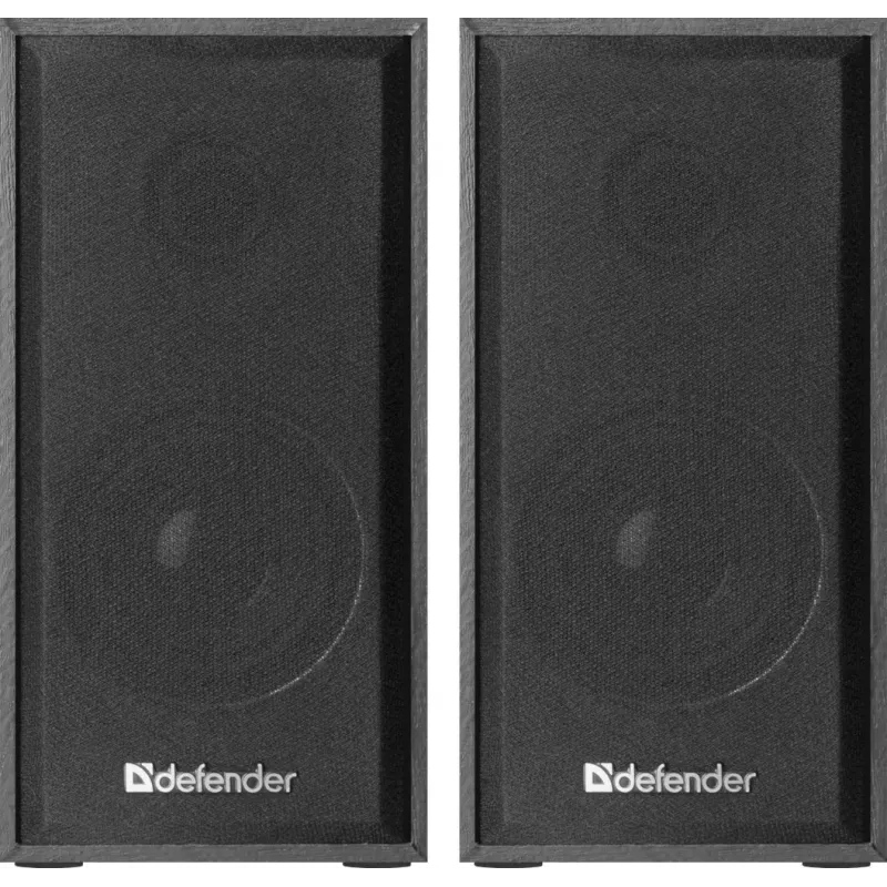 DEFENDER SPK-240 káblové stolové reproduktory, 2.0, 6 W RMS, USB napájanie, 3,5 mm, čierne