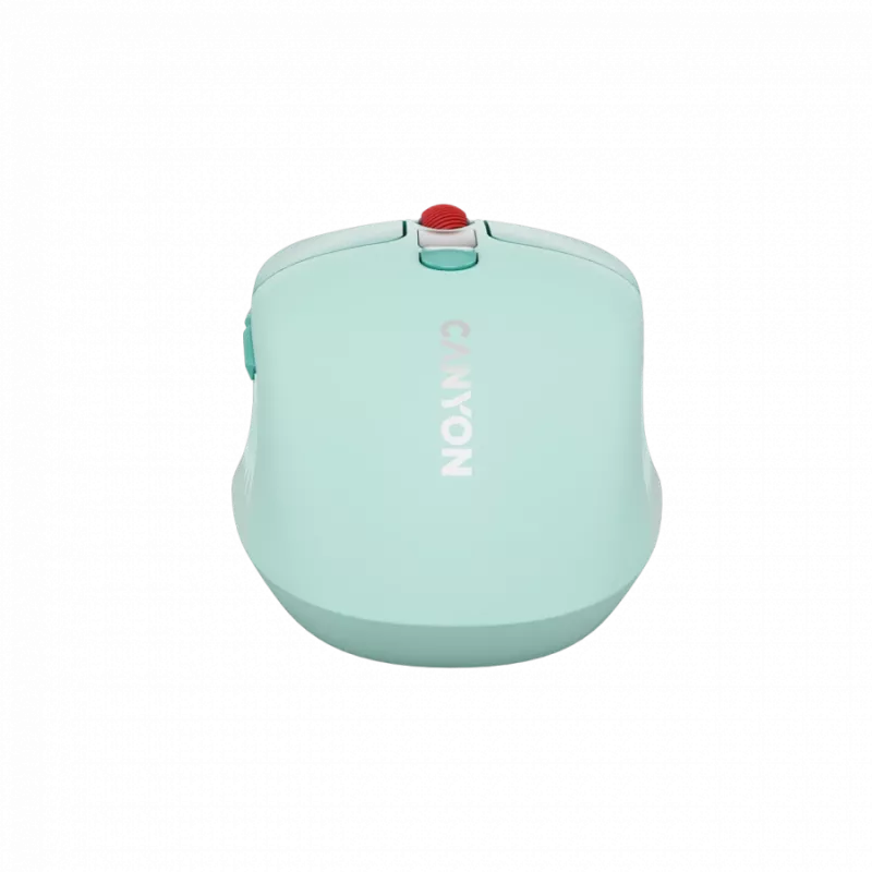 Canyon MW-26 – 2in1 bezdrôtová optická myš Bluetooth / 2,4 GHz – tichá – zelená