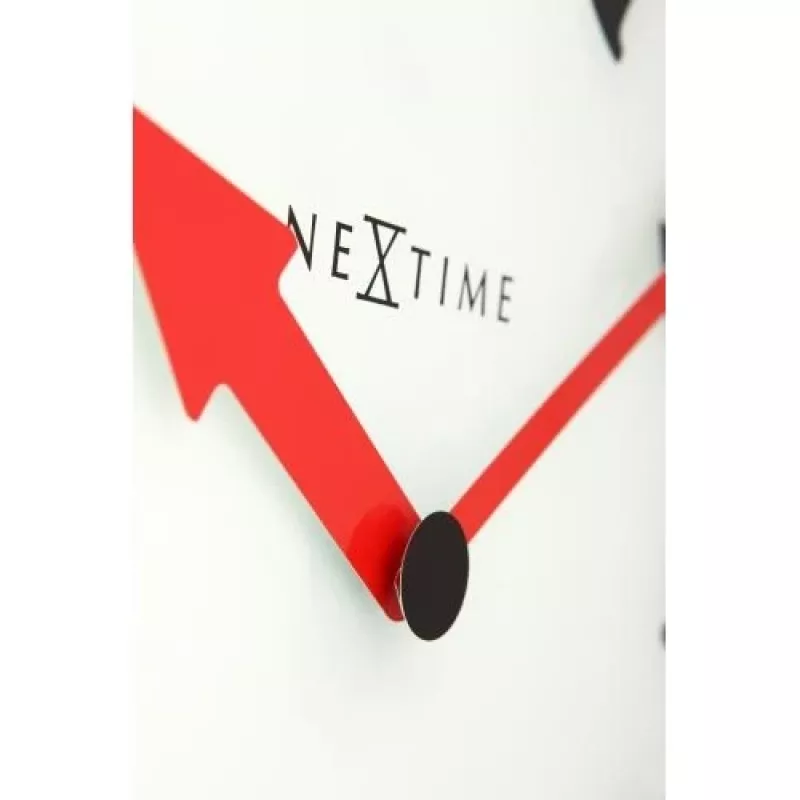 NeXtime nástenné hodiny 8151 Boy, Ø43 cm, biele/modré/čierne/červené