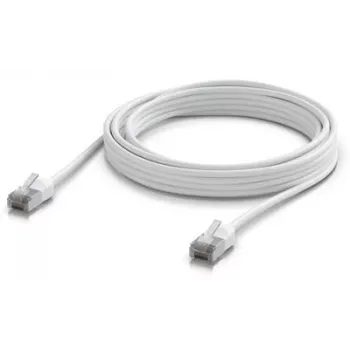 Sieťový kábel Ubiquiti UACC-Cable-Patch-Outdoor-C6A-5M-W Cat6a 5m biely