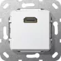 GIRA HDMI adaptér čisto biely 566903 (566903)