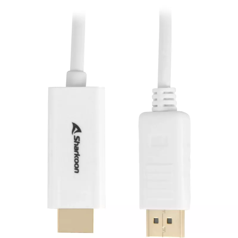 DisplayPort-na-HDMI káblový adaptér Sharkoon DisplayPort 1.2 → HDMI 4K aktívny 2 m 60 Hz