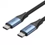 Vention USB 2.0 5A 240W 1m ČIERNY USB-C na C kábel