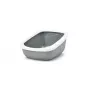 Mačacie WC Savic Aseo Jumbo uzavreté mačacie WC 67,5×48,5×29 cm, sivá, plast
