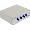 DeLOCK 87589 4-portový RS-232 manuálny sériový prepínač