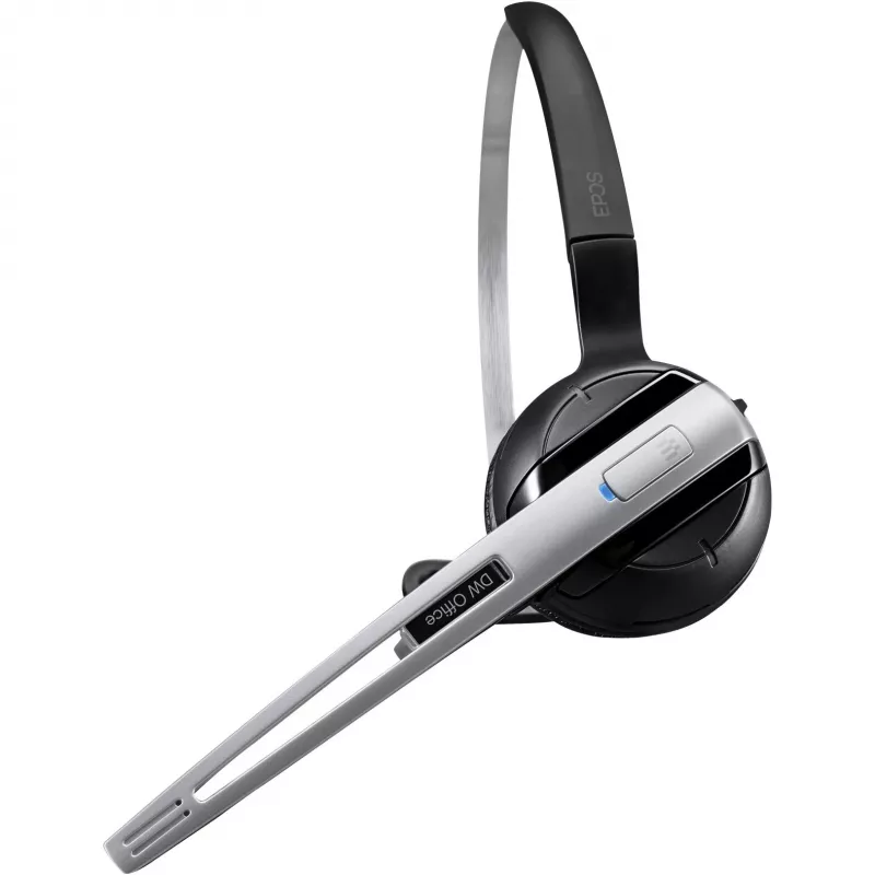 EPOS IMPACT DW Office ML - EU headset bezdrôtový in-ear, hlavový most, nákrčník kancelária/call centrum nabíjacia stanica čierna, strieborná
