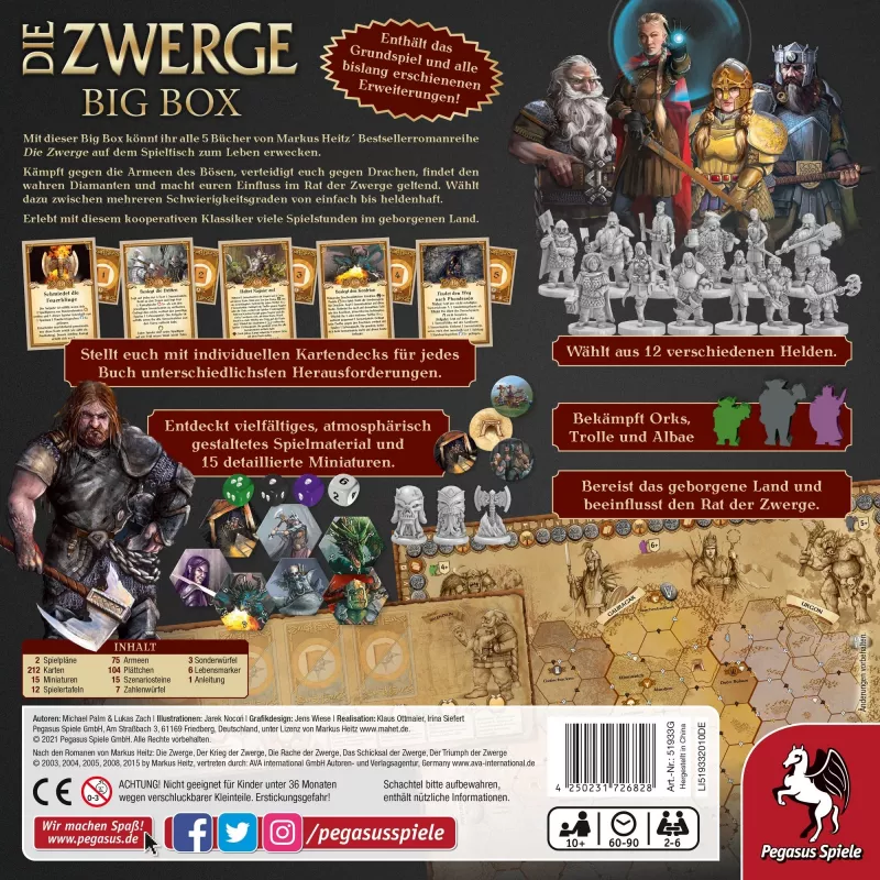 Pegasus Spiele 51933G spoločenská hra The Dwarves