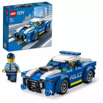 LEGO 60312 City Police Car hračka pre deti od 5 rokov s minifigúrkou policajta malý darček nápad dobrodružná séria prenasledovacie vozidlo stavebnica Singl