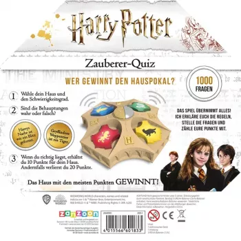 Harry Potter kvíz o čarodejníkoch, kvízová hra
