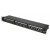Extralink CAT6 STP V2 | patch panel | 24 portov