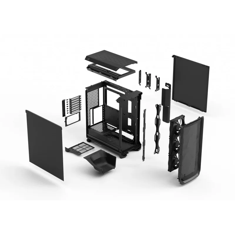 PC skriňa Fractal Design Meshify 3 čierna Solid ATX