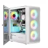 Logic PORTOS ARGB MINIDI USB 3.0 skriňa biela