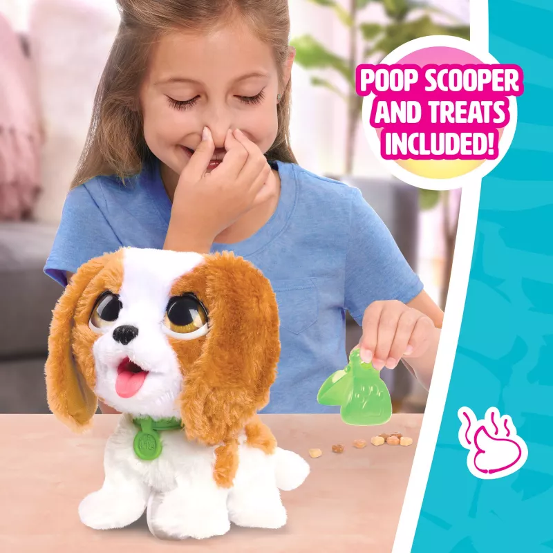 furReal Poop-a-Lots Cavalier King Charles Spaniel, plyšová hračka
