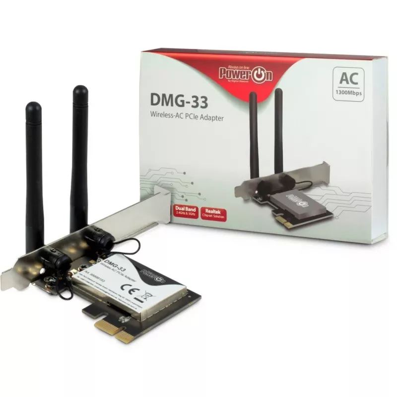 Interná WLAN karta Inter-Tech DMG-33 1300 Mbit/s