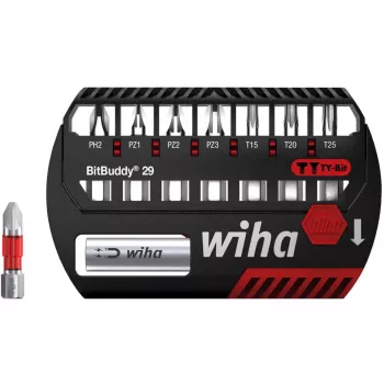 WIHA 42137 - sada bitov BitBuddy, 8-dielna zmiešaná, 29 mm, TY-bit (42137)