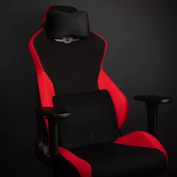 Sada vankúšov z pamäťovej peny nitro concepts NC-PST-MF-001 — čierna, ergonomické podporné vankúše z pamäťovej peny (sada)
