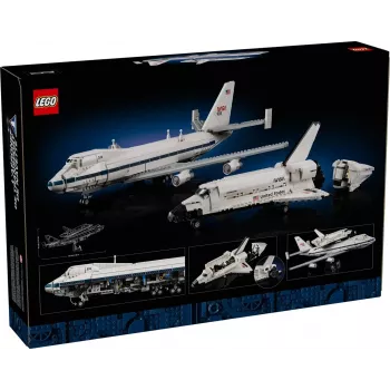 LEGO Icons Shuttle Aircraft 10360 stavebnica – 2417 dielov, 270 × 535 × 630 mm výstavný model