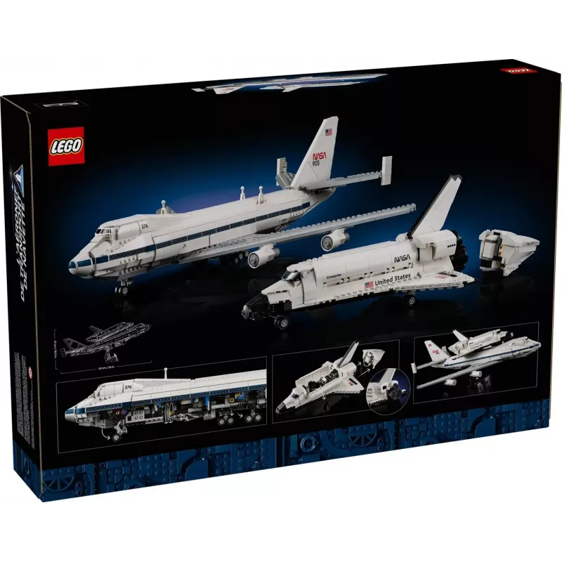 LEGO Icons 10360 Shuttle Carrier Aircraft stavebnica, 2417 dielikov